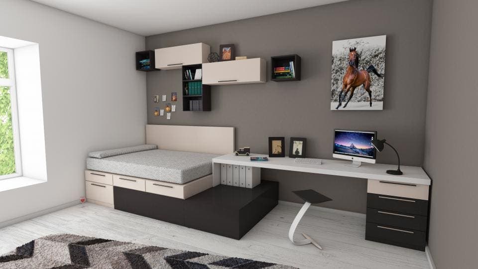 Bedroom, Spacious studio in Jinjiang